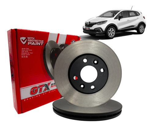 Discos Freno Delantero Gtx ( Par) Renault Captur Tce 90 2013