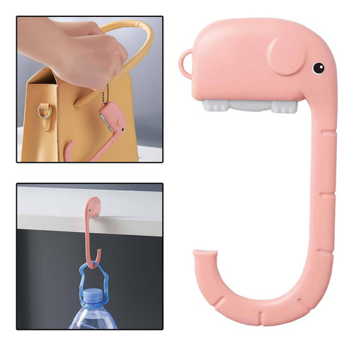 Ganchos Para Monedero Colgador De Pared Pequeño Rosado