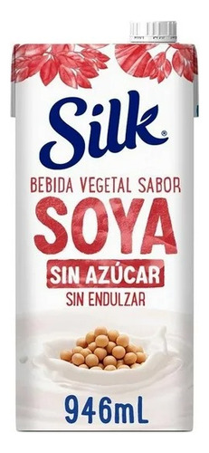 3 Pzas Bebida Vegetal Silk De Soya Sin AzĂșcar 946 Ml