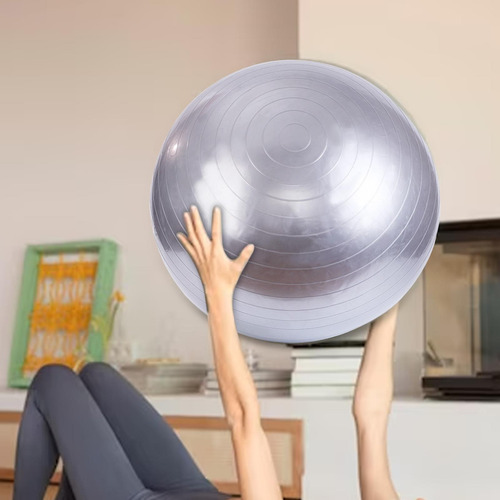 Pelota De Pelota De Ejercicio Pelota De 55cm Plata
