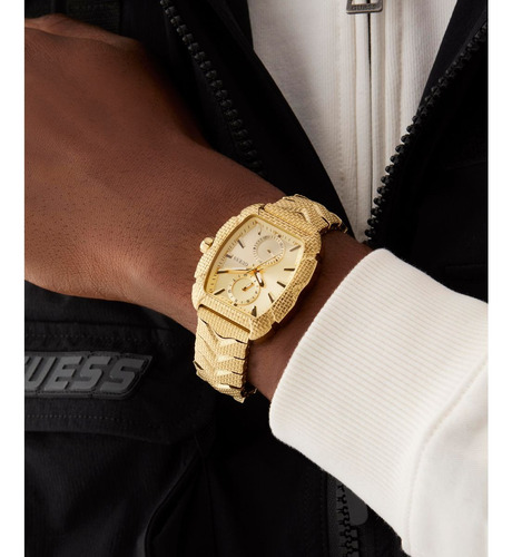 Reloj Guess Nile acero inoxidable dorado hombre