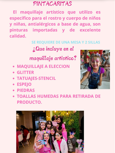 Animacion Infantil Pintacarita Globoflexia Personajes Vivos.