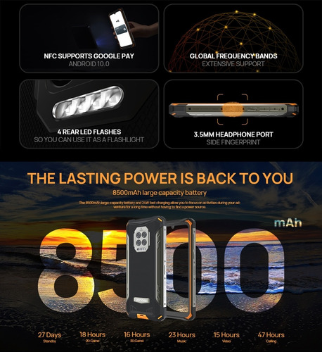 Doogee S86, 6gb Ram Resistente Todo Terreno Mineros Nfc