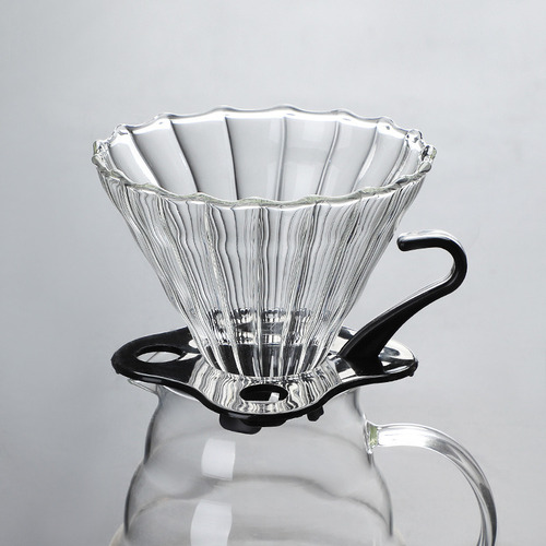 C Cafetera Cloud De Vidrio Espesado Con Filtro De Café V60