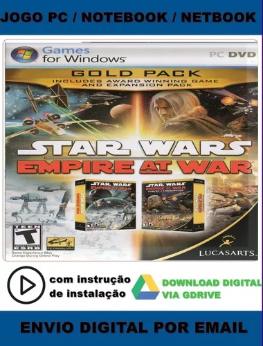 Jogo Star Wars Empire at War para PC original