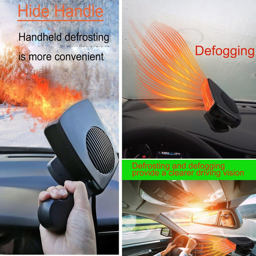 Calentador De Coche 24v Ventilador Portátil Modelo 200w