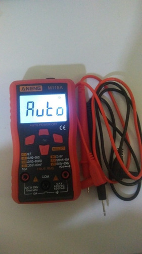 Imagem 1 de 1 de Aneng M118a Auto Ranging Multímetro Digital De Alta Precisão
