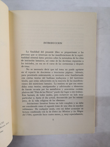 Iniciaciones E Iniciados Del Tíbet - Alexandra David-neel (Usado)