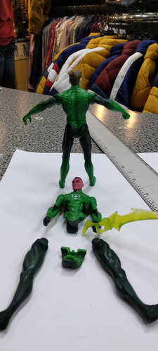 Dc Linterna Verde, Hal Jordan Y Sinestro, Lote De 2, Dañado! (Usado)