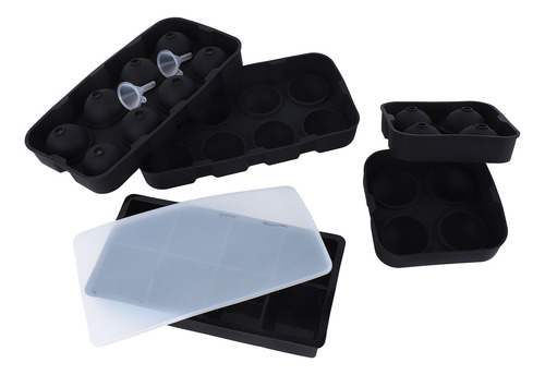 Bandejas De Hielo Cuadradas, Bandeja Grande De Silicona, Fác