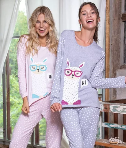 Pijama Mujer Algodon Linea Cat 20604