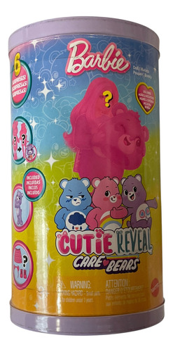 Barbie Cutie Reveal Ositos Cariñositos Care Bears Morado (Usado)