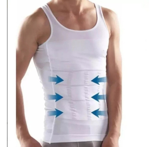 Musculosa Camiseta Reductora Modeladora Hombre Abdominal