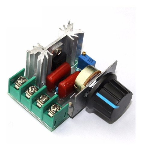 Imagen 1 de 5 de Dimmer Dimer 2000w 110/220v Regulador De Velocidad Voltaje