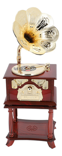 Gramófono Clockwork Music Exquisito Mecánico Retro