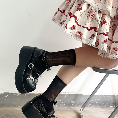 2 Pares De Calcetines Finos A Media Pantorrilla Para Mujer,