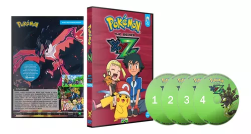 Dvd Anime Pokémon 19ª Temporada Xyz Dublado
