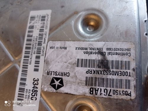 Ecu Computadora De Motor Dodge Aven. 2.4 2012-14 P05150761ab (Usado)