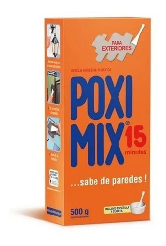 Imagen 1 de 10 de Poximix Mezcla Preparada Adhesiva Exterior 500 G