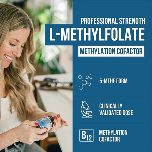 L Metilfolato 5-mthf Metil B12 Control Homocisteina Corazon
