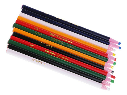 T 12pcs Crayón Marcadores Lápiz De Cera De Grasa Chinagraph