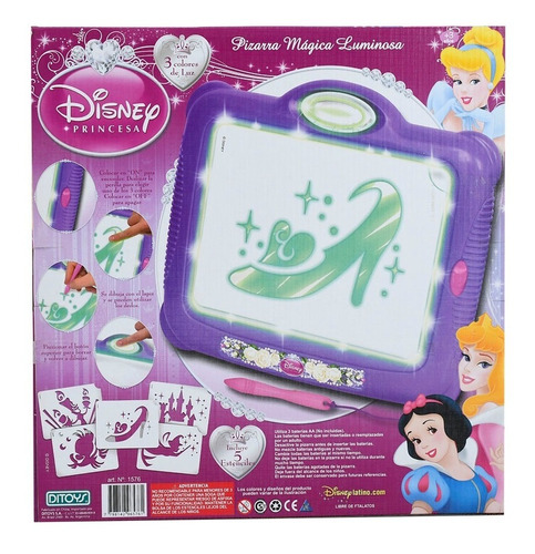 Pizarra Mágica Luminosa Princesas Disney 1576 Ditoys