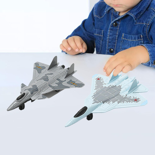 Modelo De De Aleación Para Niños Aeronave De 2 Piezas