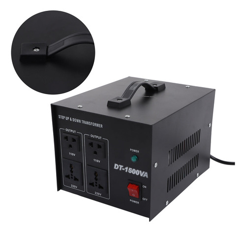 G Convertidor De Voltaje Step Up Buck Transformer De 1500 W