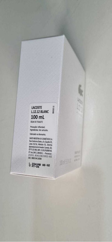 Lacoste L.12.12 Blanc Eau De Toilette 100 ml Para Hombre