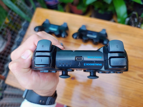 Joystick Ps3 Dualshock 3 Originales Con Sixaxis Como Nuevos Negro (Reacondicionado)