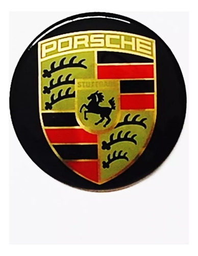 Emblema Adesivo Auto Colante Para Calota Porsche 58mm 5,8cm