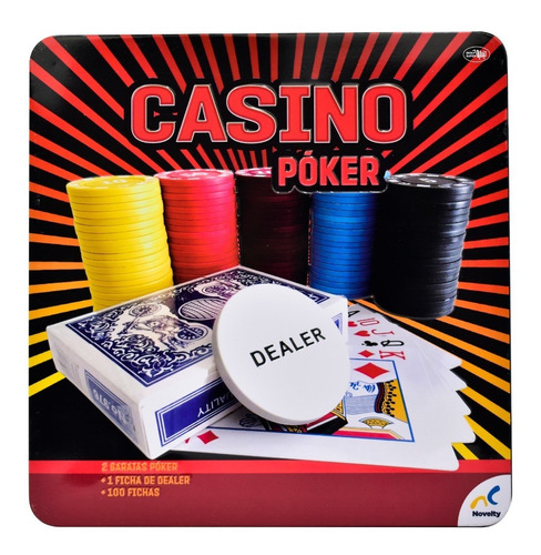 Juego De Mesa Cartas Novelty Casino Poker Texas Edad 12+