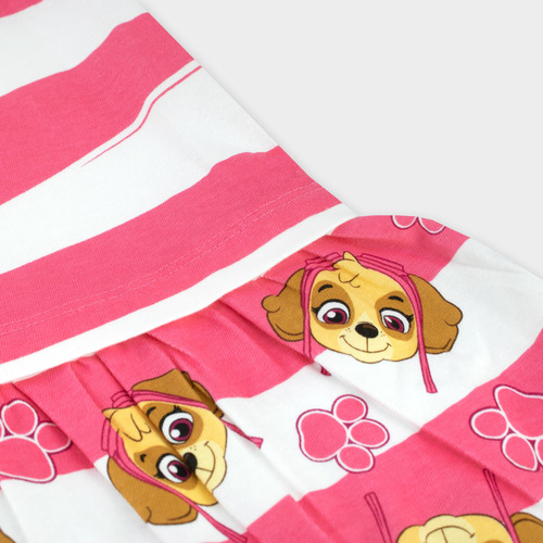 Vestido De Skye De Paw Patrol Suave De Algodón Para Niñas