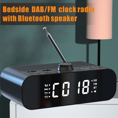 Unidad De Reloj Recargable Con Altavoz Dab/fm