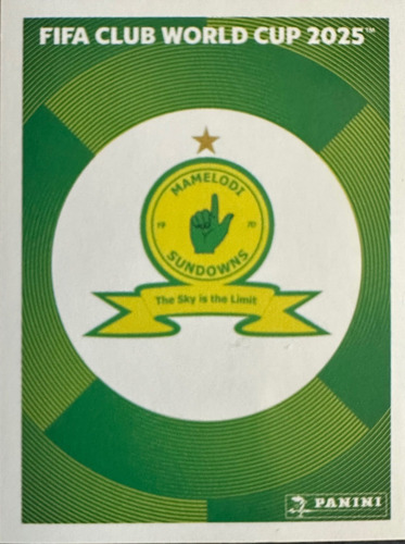 Mundial De Clubes 25 Panini - #389 Escudo Mamelodi Sundowns