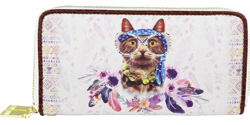 B Brentano Cartera De Mano Vegana Con Estampado De Animales 