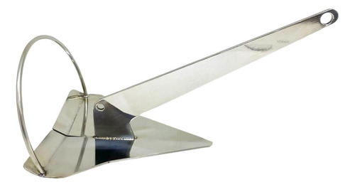 Âncora Aço Inox 1,4 Kg Rocna Jet Ski Barcos Lancha 16 Pés