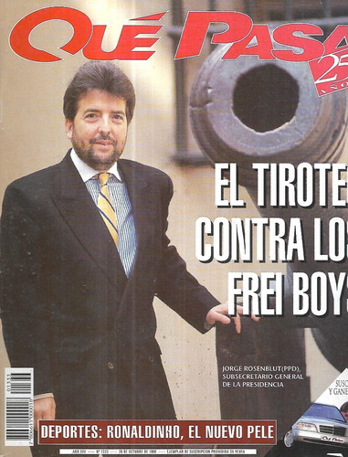 Revista Qué Pasa 1333 / 26 Octubre 1996 / Tiroteo Frei Boys
