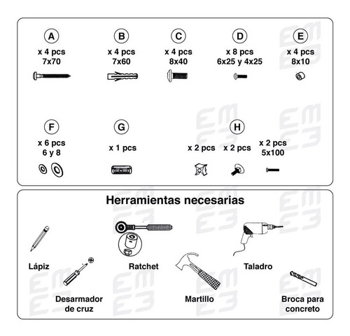 Imagen 9 de 10 de Base Para Tv Doble Brazo Tv Lcd Led Plasma 32-70 Pulgadas