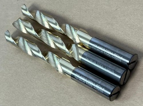 Lot Of 3: Taurus .425 Step Drill 110639, 1/2 Shank Dia Ccf