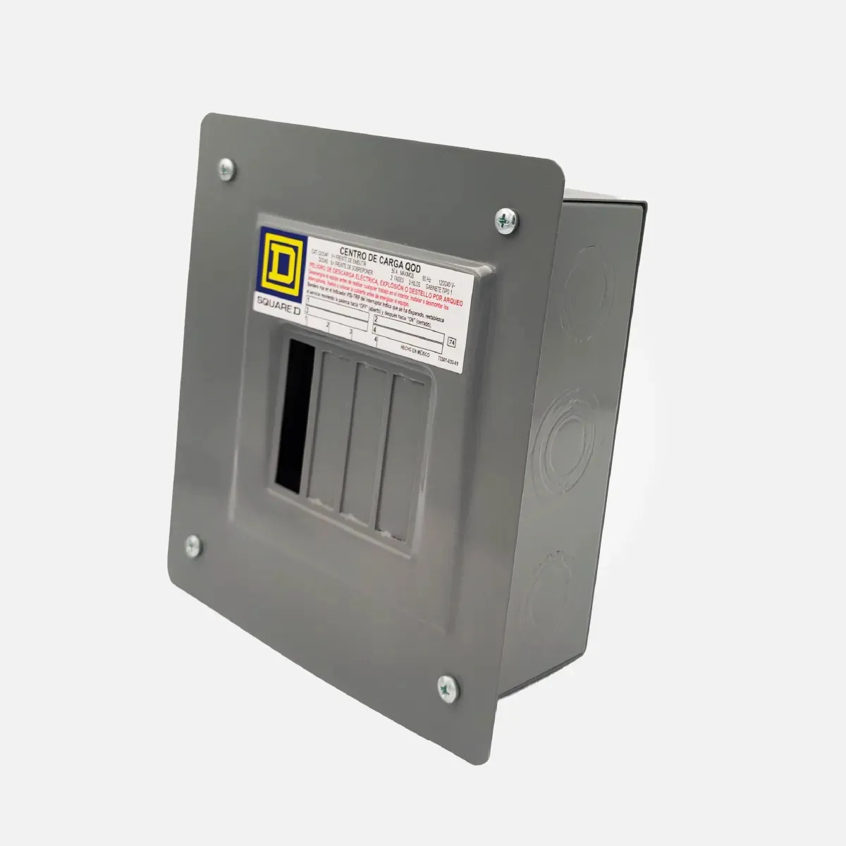 Centro Carga Squared Qod4f 4pastillas 60a 220-127v
