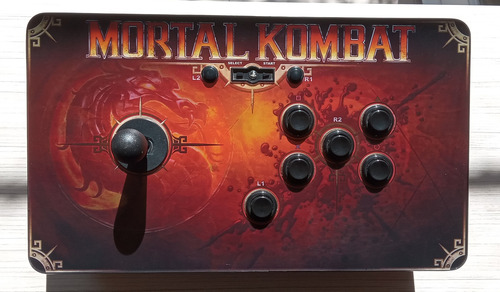 Joystick Play Station 3 Mortal Kombat 3 Arcade Naranja (Usado)