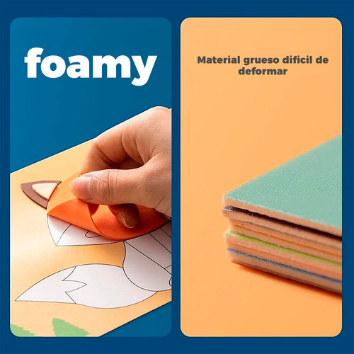 Rompecabeza Foamy Espuma Didactico Niños Material Didactico