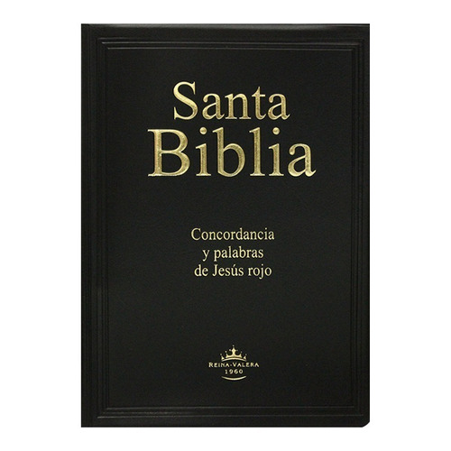 Biblia Reina Valera Con Concordancia Y Canto Rojo 