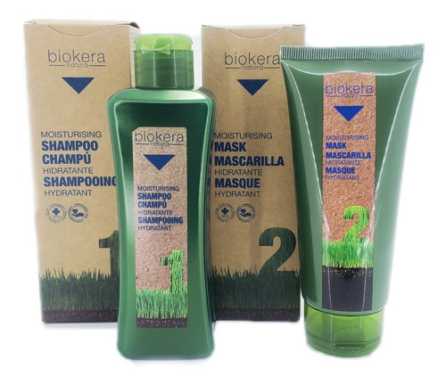 Salerm Biokera Shampoo 300ml + Mascarilla Hidratante 200ml 
