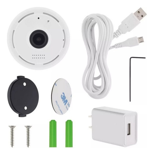 Camara 360º Wifi Para Monitero Por Internet Tiendas Oficinas