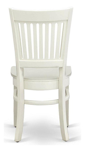 Sillas De Comedor De Madera Con Respaldo Listón Juego De 2 B