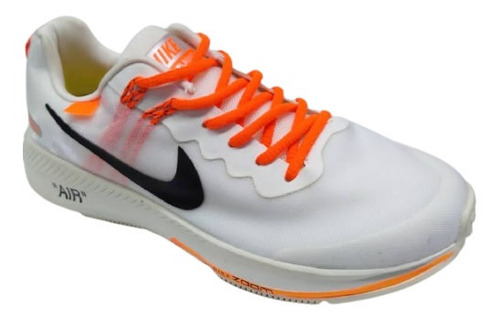 Zapatos Nike Air Zoom Caballeros Blanco Naranja Elite Fashio