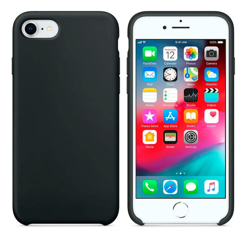 Estuche Silicona Para Apple iPhone 8 Protector Case Colores