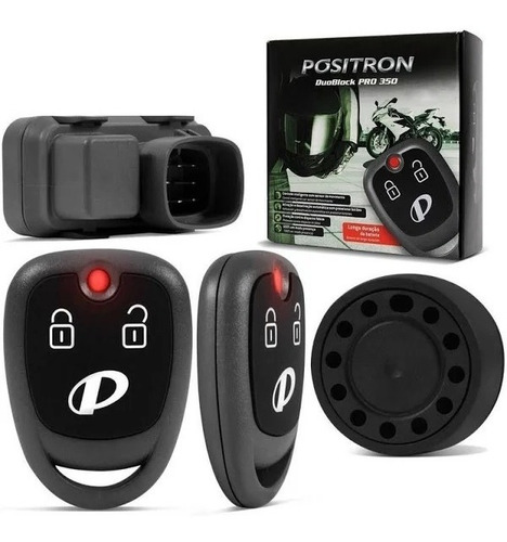 Imagem 2 de 3 de Alarme Para Motos Pósitron Duoblock Pro 350 G8 Universal